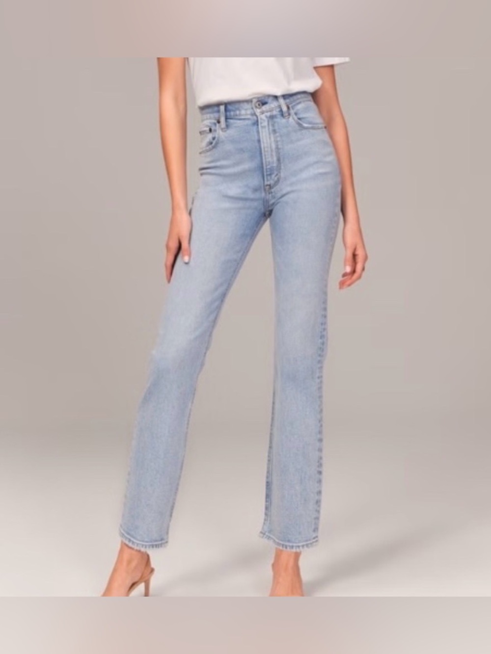 Abercrombie & Fitch The Ankle Straight Ultra High Rise Jeans Size 24/00